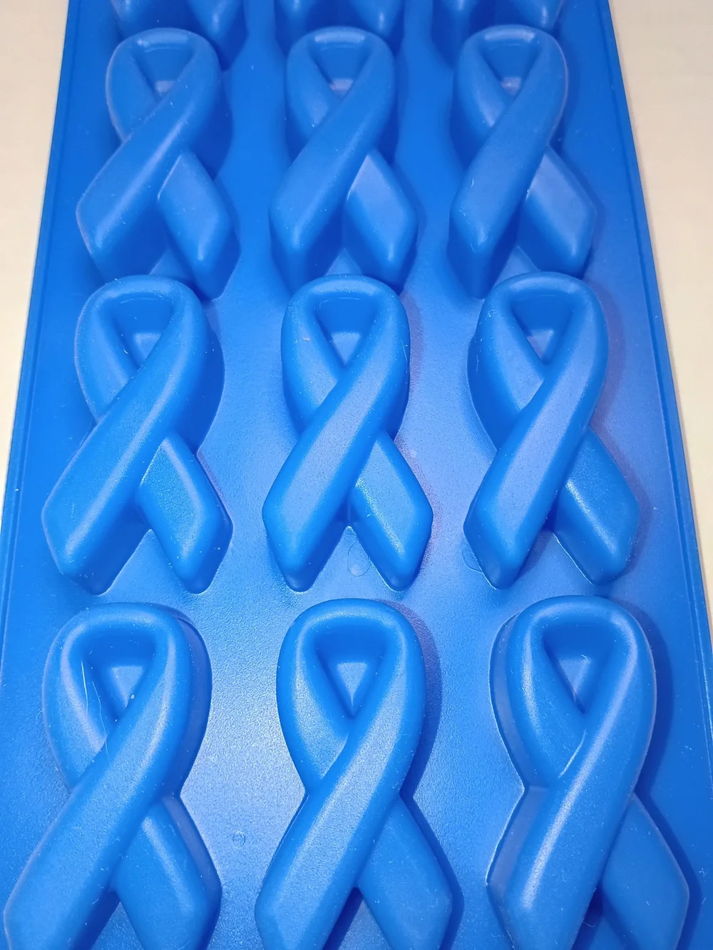 Awarness Ribbon Silicone Molds 12 units -5 tray Bundle